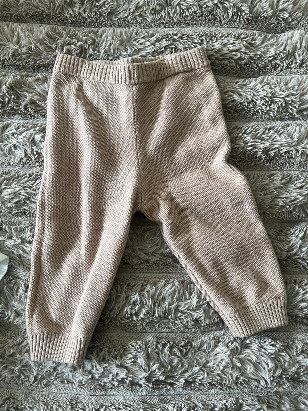 Polo Sweater Top with Stripes and Knit Pants - Picture 4 of 5